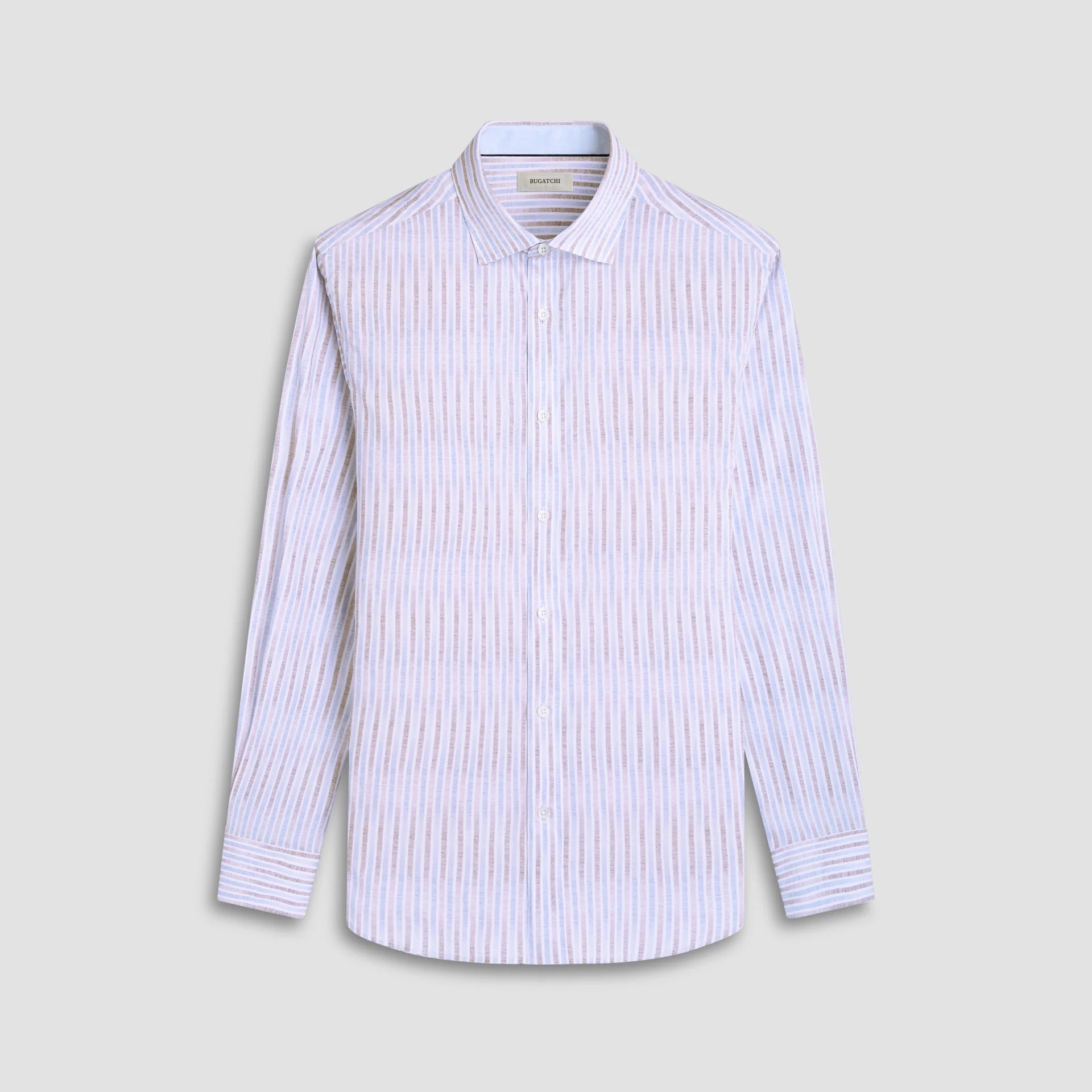 Bugatchi Axel Striped Shirt Classic Blue / Small