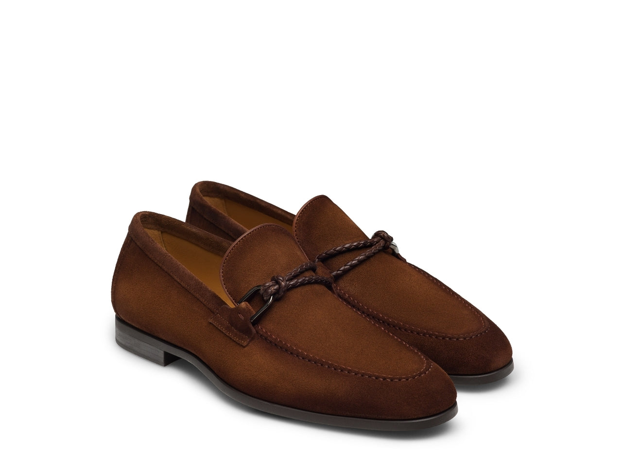 Magnanni Destin Cognac Suede | Robert Redding Menswear display picture 1