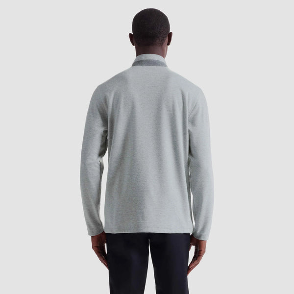 Bugatchi Houndstooth Performance Quarter Zip