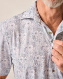 Johnnie-O Short Sleeve Hangin' Out Knit Button Up Shirt - Kayce