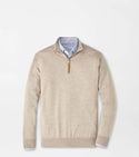 Peter Millar Autumn Crest Suede Trim Quarter-Zip