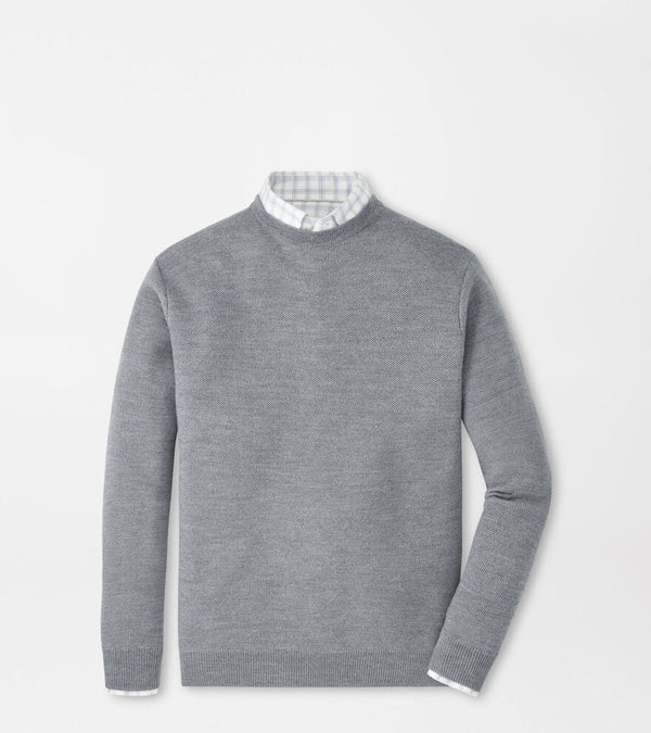 Peter Millar Autumn Crest Honeycomb Crewneck Sweater