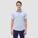 Bugatchi Miles Geometric OoohCotton® Short-Sleeve Shirt