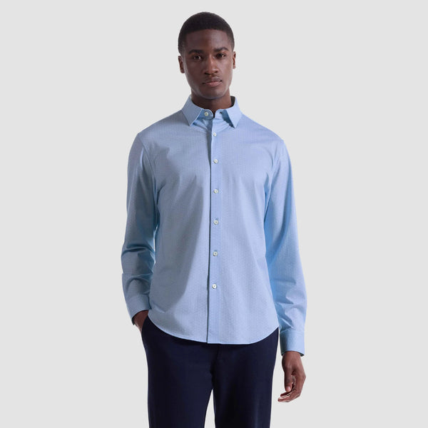 Bugatchi Jules Honeycomb OoohCotton Shirt