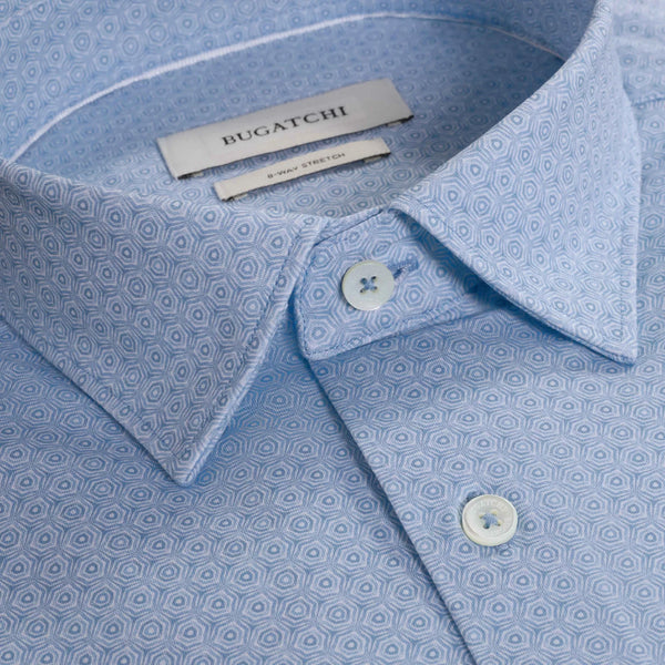 Bugatchi Jules Honeycomb OoohCotton Shirt