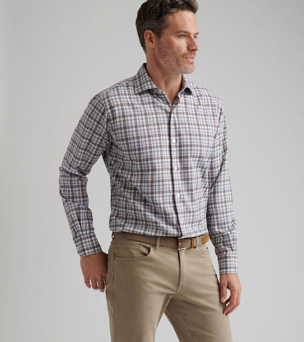 Peter Millar Waynesville Performance Flannel Sport Shirt