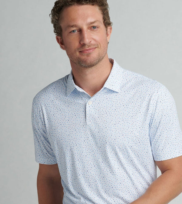 Peter Millar Featherweight Coconut Lime Polo