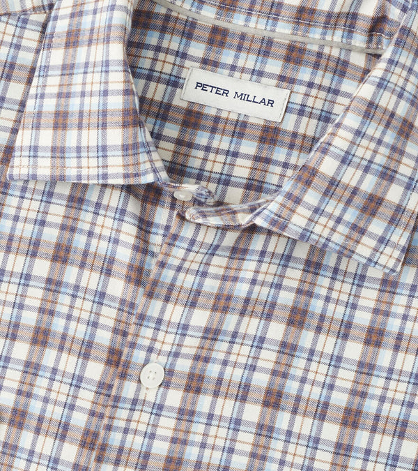 Peter Millar Waynesville Performance Flannel Sport Shirt