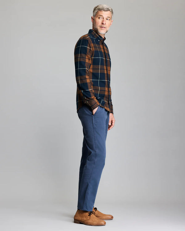Billy Reid Brushed Bold Plaid Tuscumbia Shirt
