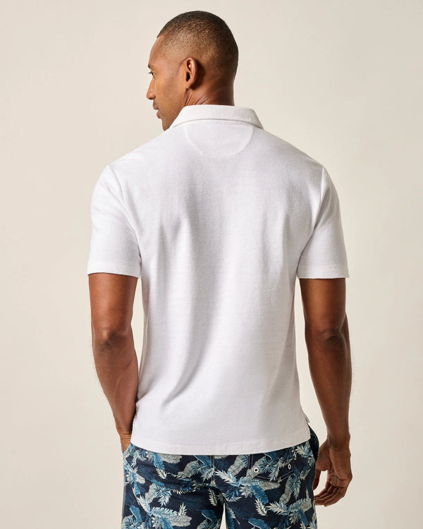 Johnnie-O French Terry Johnny Collar Polo - Frankie