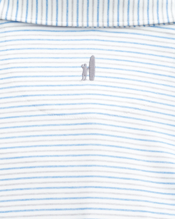 Johnnie-O Jersey Performance Polo - Vik Stripe