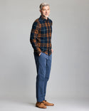 Billy Reid Brushed Bold Plaid Tuscumbia Shirt