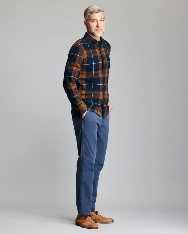 Billy Reid Brushed Bold Plaid Tuscumbia Shirt