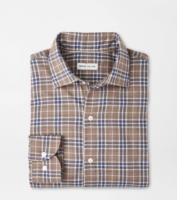 Peter Millar Waynesville Performance Flannel Sport Shirt