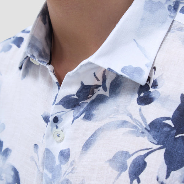 Bugatchi Orson Floral Short-Sleeve Shirt