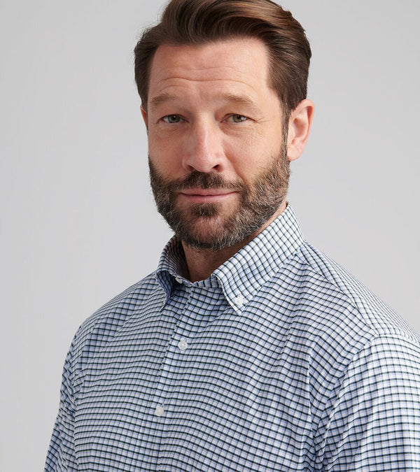 Peter Millar Cashiers Performance Twill Sport Shirt