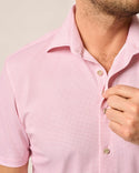 Johnnie-O Short Sleeve Hangin' Out Knit Button-Up Shirt - Spielman
