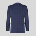 Blue Industry Glen Check Jersey Blazer