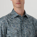 Bugatchi James Marbled OoohCotton LS Shirt