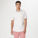 Bugatchi Miles Flamingo OoohCotton Short Sleeve Shirt