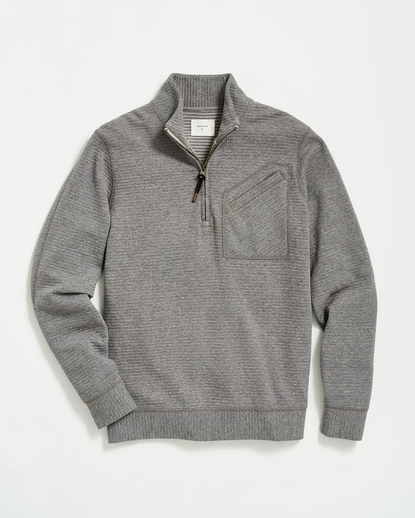 Billy Reid Quilted Half Zip
