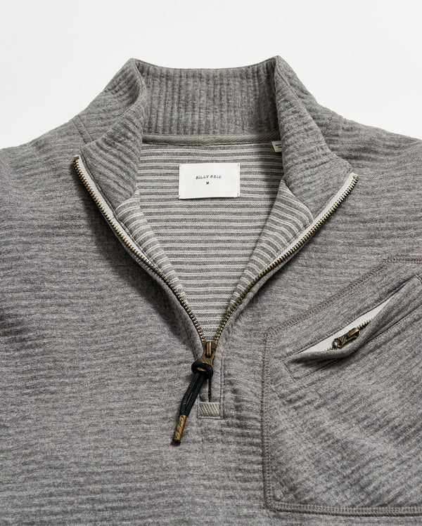 Billy Reid Quilted Half Zip