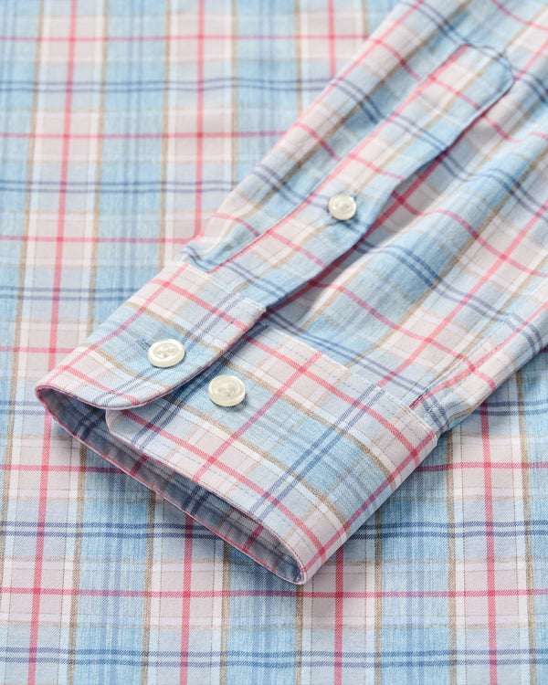 Johnnie-0 Everyday Performance Button Down Shirt - Lanes