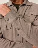 Johnnie-O Carl Stretch Knit Flannel Lodge Shirt