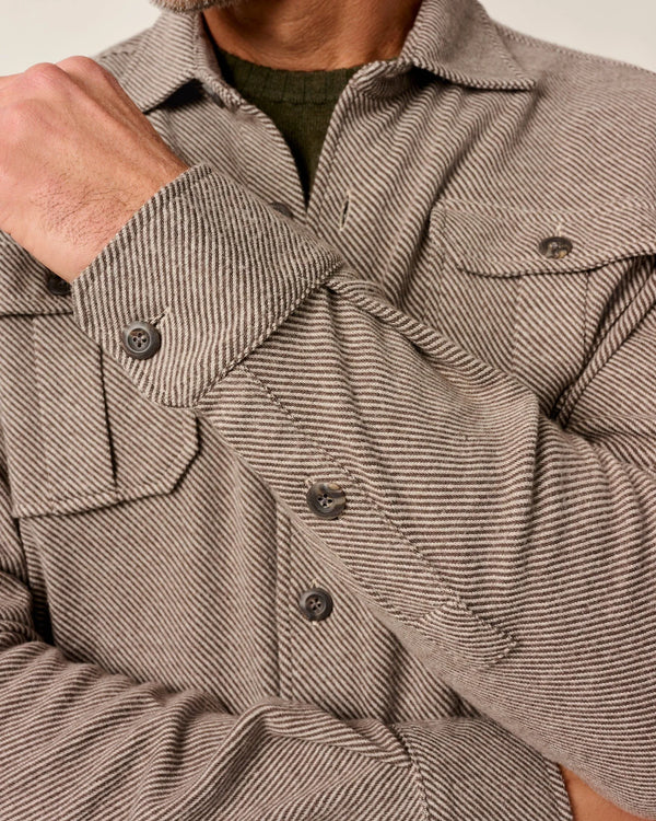 Johnnie-O Carl Stretch Knit Flannel Lodge Shirt