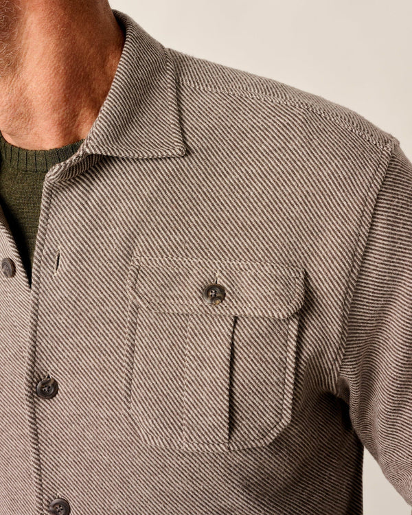 Johnnie-O Carl Stretch Knit Flannel Lodge Shirt