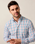Johnnie-0 Everyday Performance Button Down Shirt - Lanes