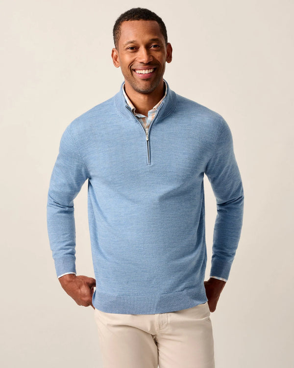 Johnnie-O Raynor Merino 1/4 Zip Sweater