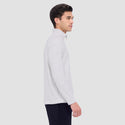 Bugatchi Diagonal Pinstripe 1/4 Zip Pullover