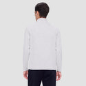 Bugatchi Diagonal Pinstripe 1/4 Zip Pullover
