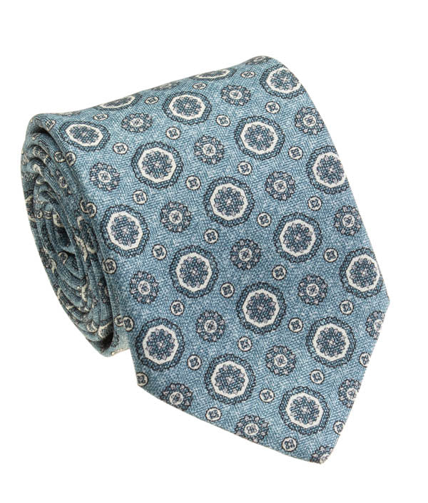 Geoff Nicholson Silk/Linen Tie - 6067