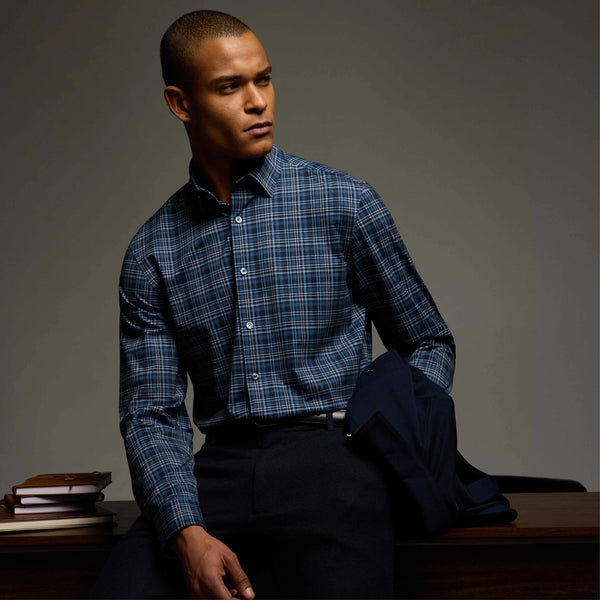 Bugatchi Jules Plaid OoohCotton Shirt