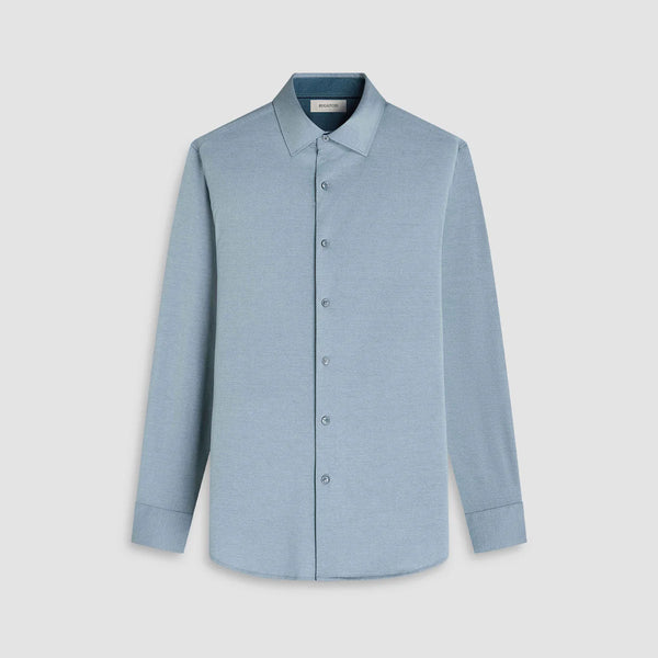 Bugatchi Jimmy Double-Sided Melange OoohCotton Shirt