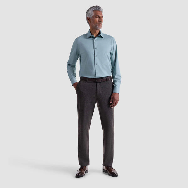 Bugatchi Jimmy Double-Sided Melange OoohCotton Shirt
