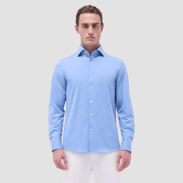 Bugatchi Devon Solid LS OoohCotton Shirt