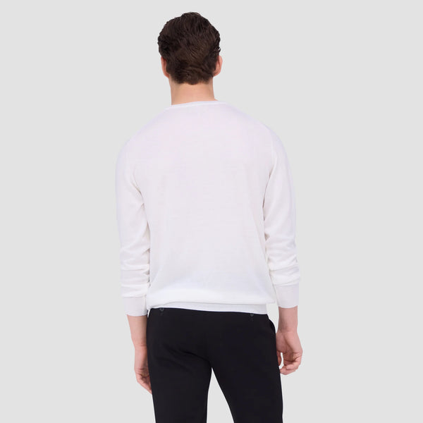 Bugatchi Scott Crew Neck Merino Sweater
