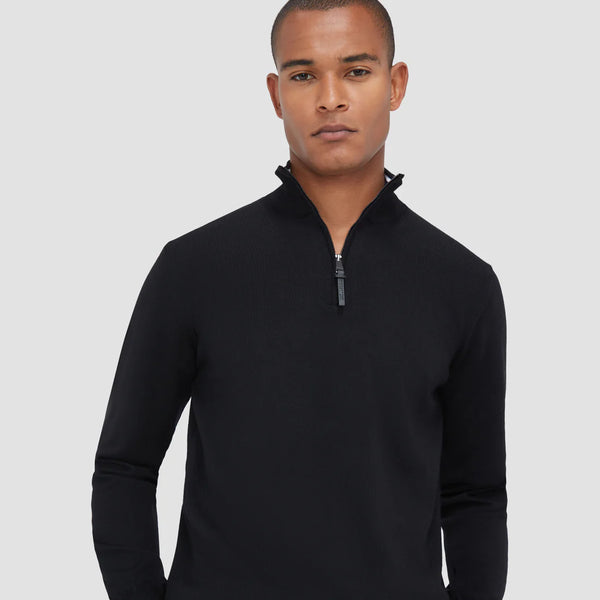 Bugatchi Spencer 1/4 Zip Mock Sweater