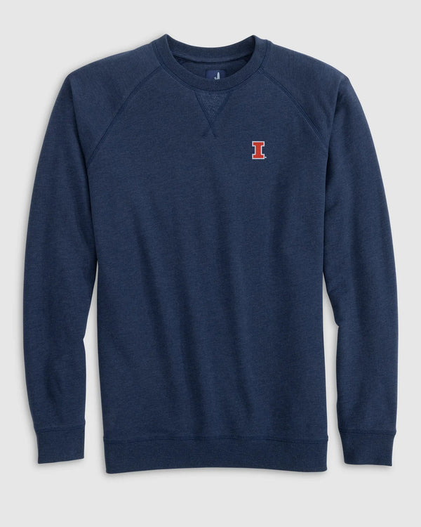 Johnnie-O Illinois Freeman Crewneck Fleece Sweatshirt