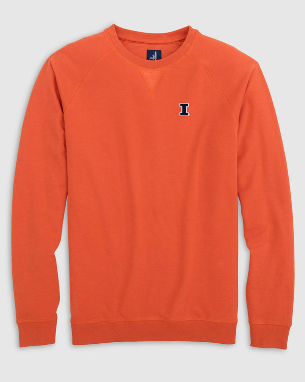 Johnnie-O Illinois Freeman Crewneck Fleece Sweatshirt