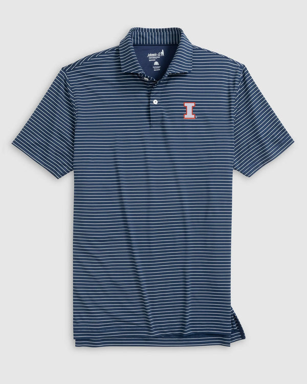 Johnnie-O Illinois Beau Striped Performance Polo