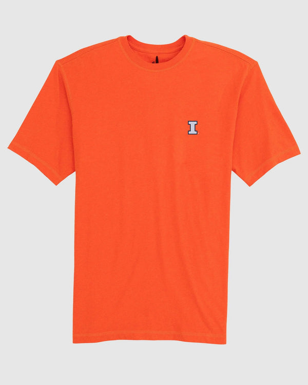 Johnnie-O Illinois Heathered Spencer Cotton T-Shirt