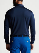 Peter Millar Men's Genesis Embroidered Long Sleeve Polo