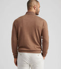 Peter Millar Autumn Crest Suede Trim Quarter-Zip
