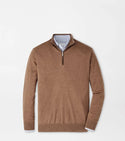 Peter Millar Autumn Crest Suede Trim Quarter-Zip