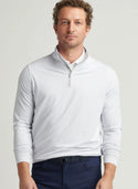 Peter Millar Perth Sugar Stripe Performance 1/4 Zip