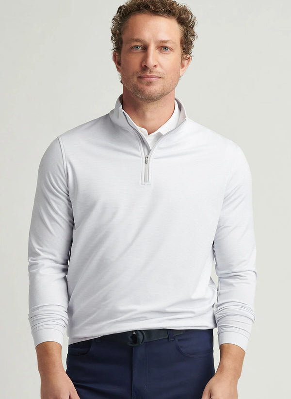 Peter Millar Perth Sugar Stripe Performance 1/4 Zip